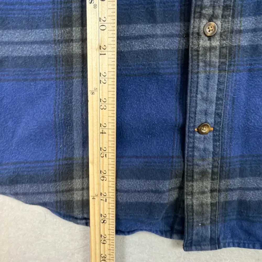 Carhartt Mens Flannel Shirt Large‎ Plaid Original Fit Heavyweight Outdoor Gorp - Picture 8 of 10